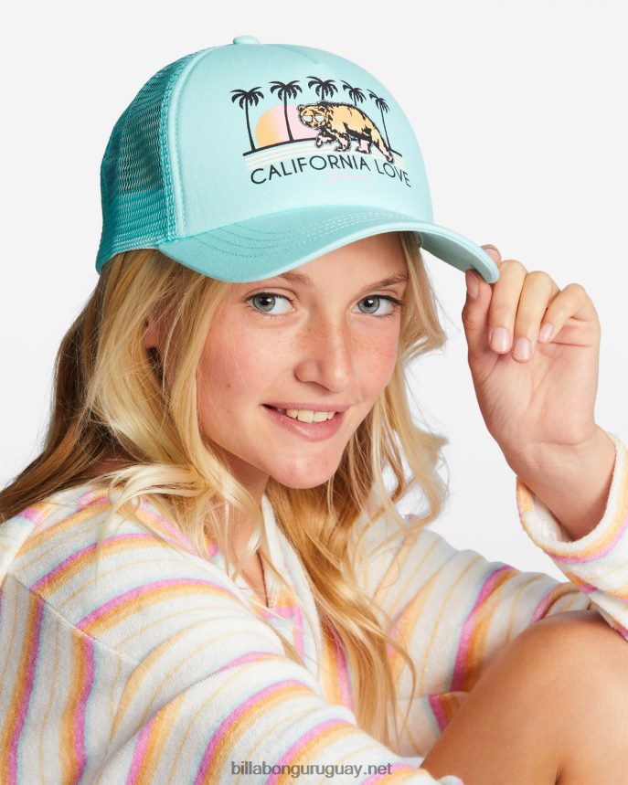 gorra de camionero pitstop jr chicas agua pura DR68442700 Billabong