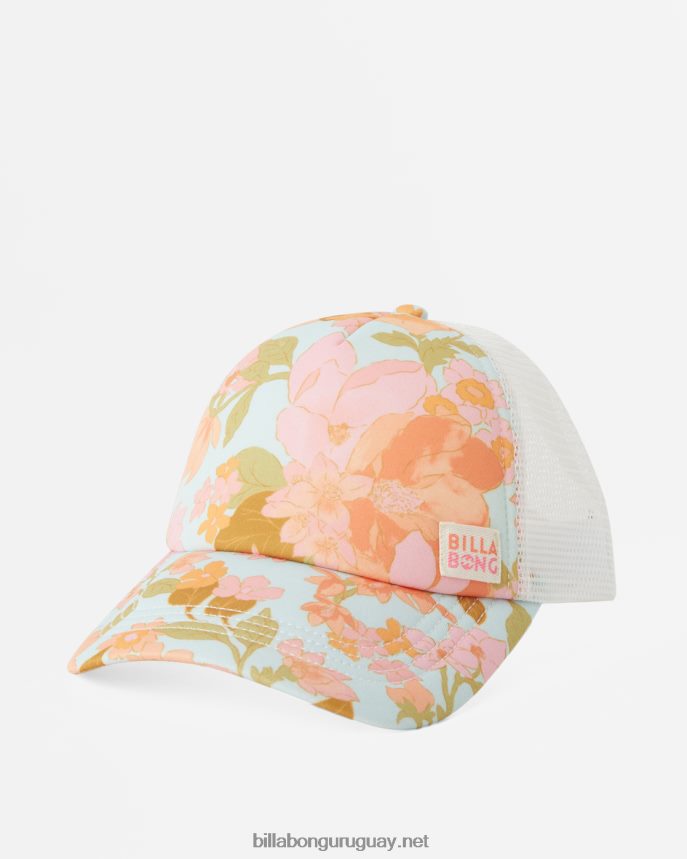 sombrero de camionero travesuras chicas espuma marina DR68442625 Billabong