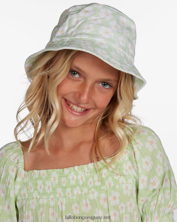 sombrero de cubo de la lista de deseos chicas gotas de miel DR68442756 Billabong