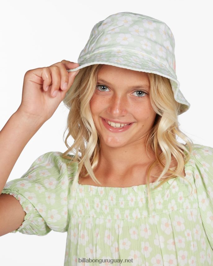 sombrero de cubo de la lista de deseos chicas gotas de miel DR68442756 Billabong