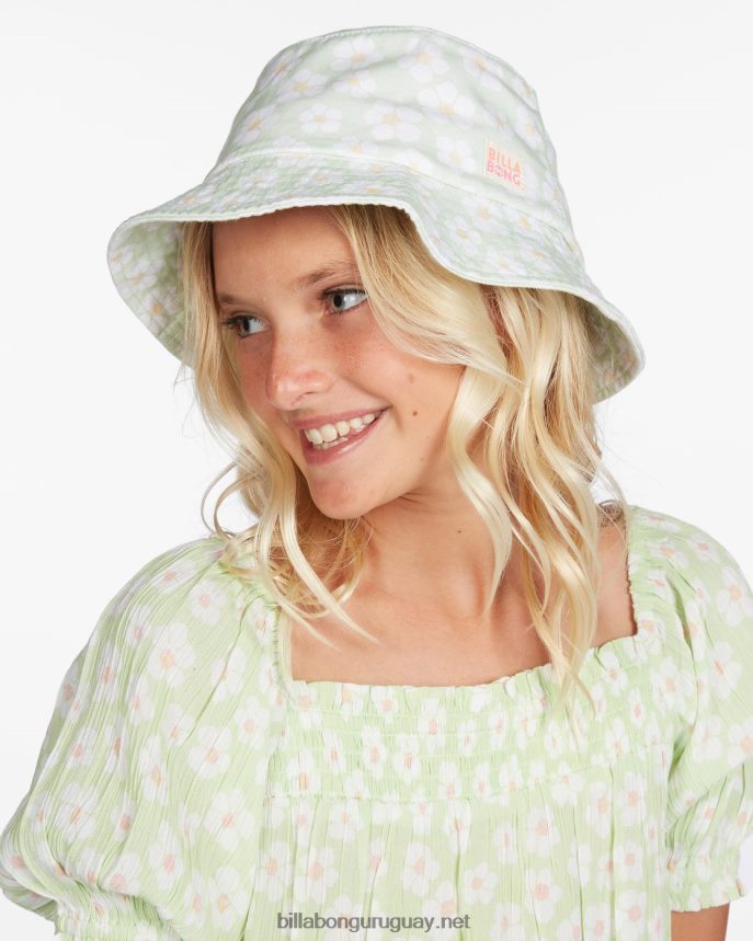 sombrero de cubo de la lista de deseos chicas gotas de miel DR68442756 Billabong