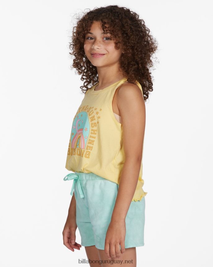 menta para ser pantalones cortos de chándal chicas chips de menta DR68442804 Billabong