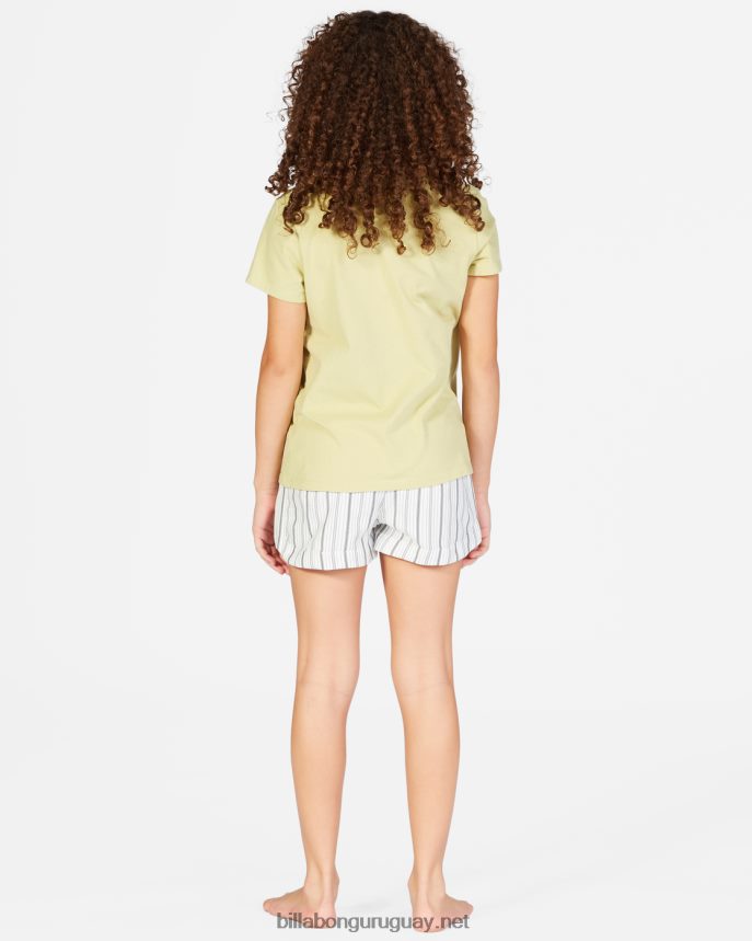 pantalones cortos con cintura elástica locos por ti chicas cristal de sal DR68442704 Billabong