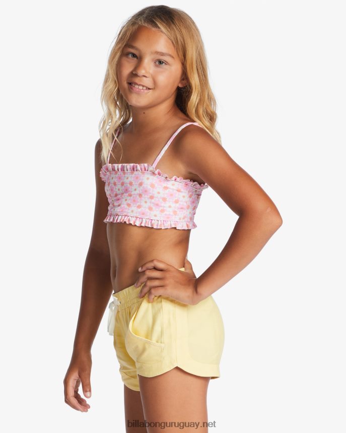 pantalones cortos con cintura elástica locos por ti chicas ella es soleada DR68442613 Billabong