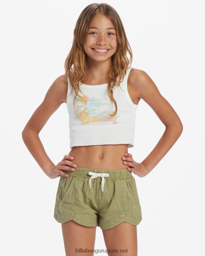 pantalones cortos con cintura elástica locos por ti chicas palta DR68442600 Billabong