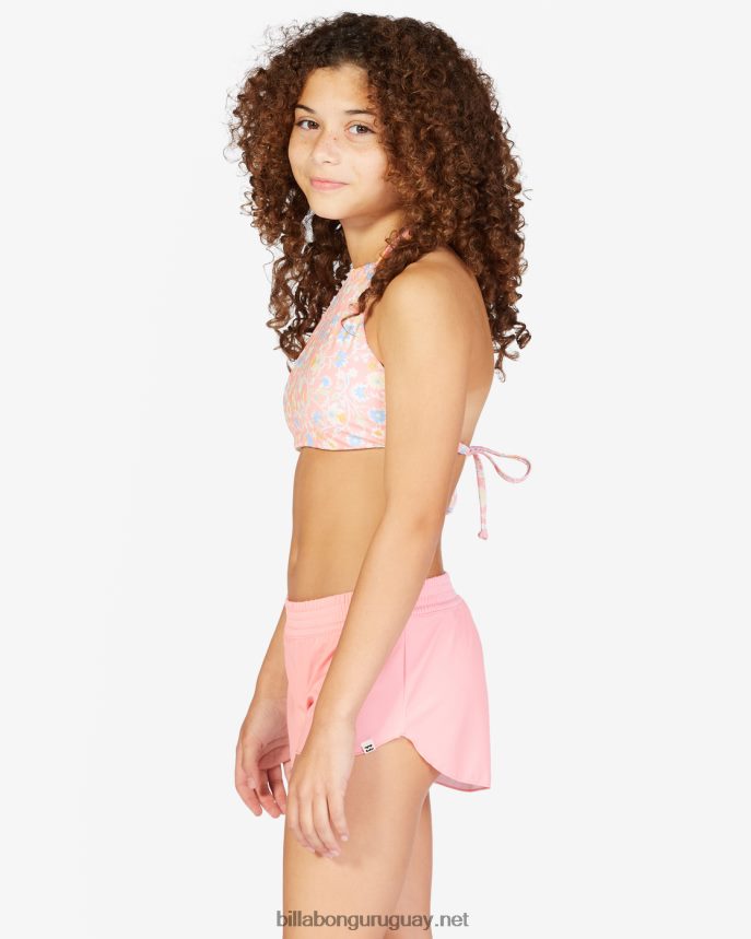 shorts de baño místicos mini chicas Rosa coral DR68442766 Billabong