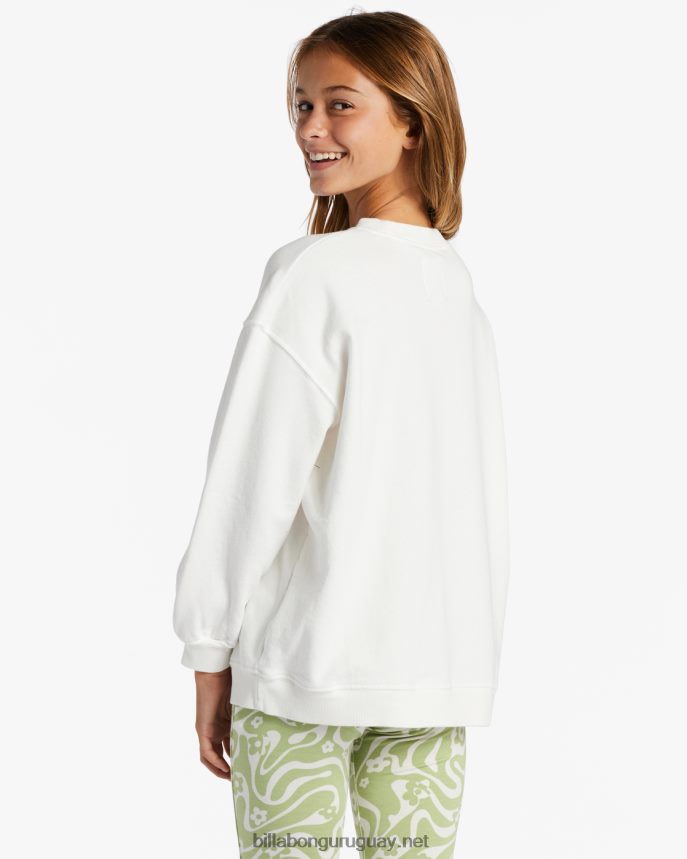 sudadera haciendo olas con cuello redondo chicas cristal de sal DR68442622 Billabong