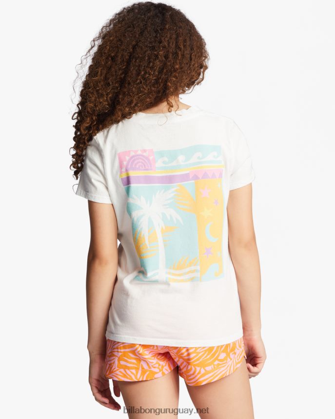 4-16 enjoy the view camiseta extragrande chicas cristal de sal DR68442694 Billabong
