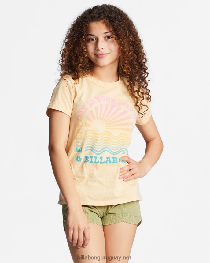 4-16 tu día bajo el sol camiseta extragrande chicas néctar lavado DR68442684 Billabong