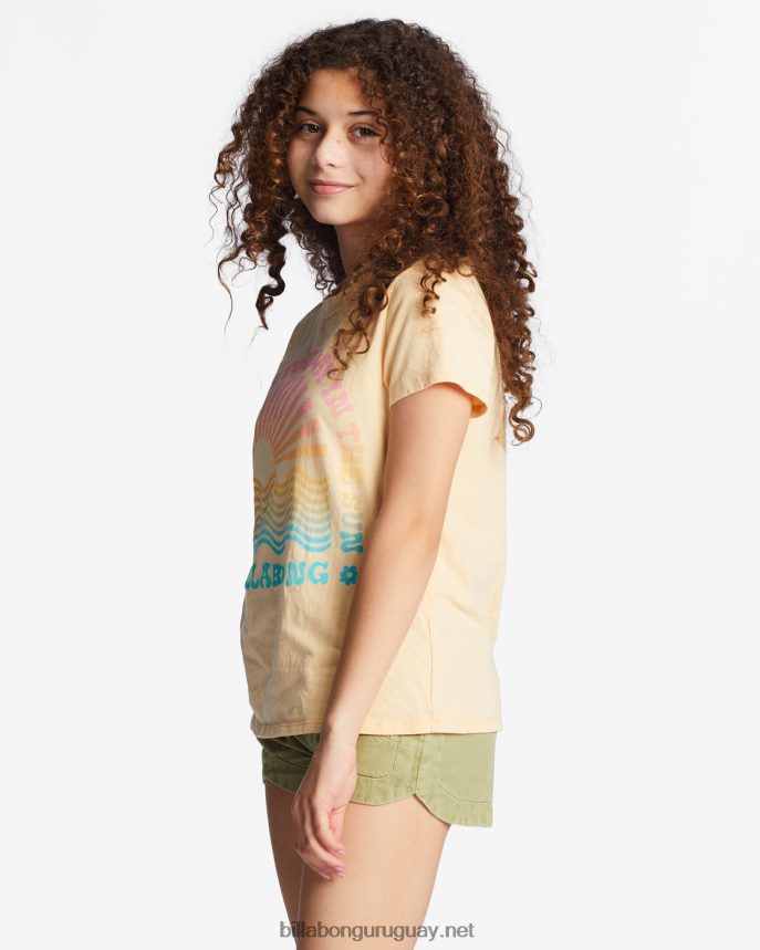 4-16 tu día bajo el sol camiseta extragrande chicas néctar lavado DR68442684 Billabong