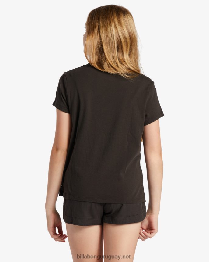 camiseta besada por el sol chicas apagado negro DR68442609 Billabong