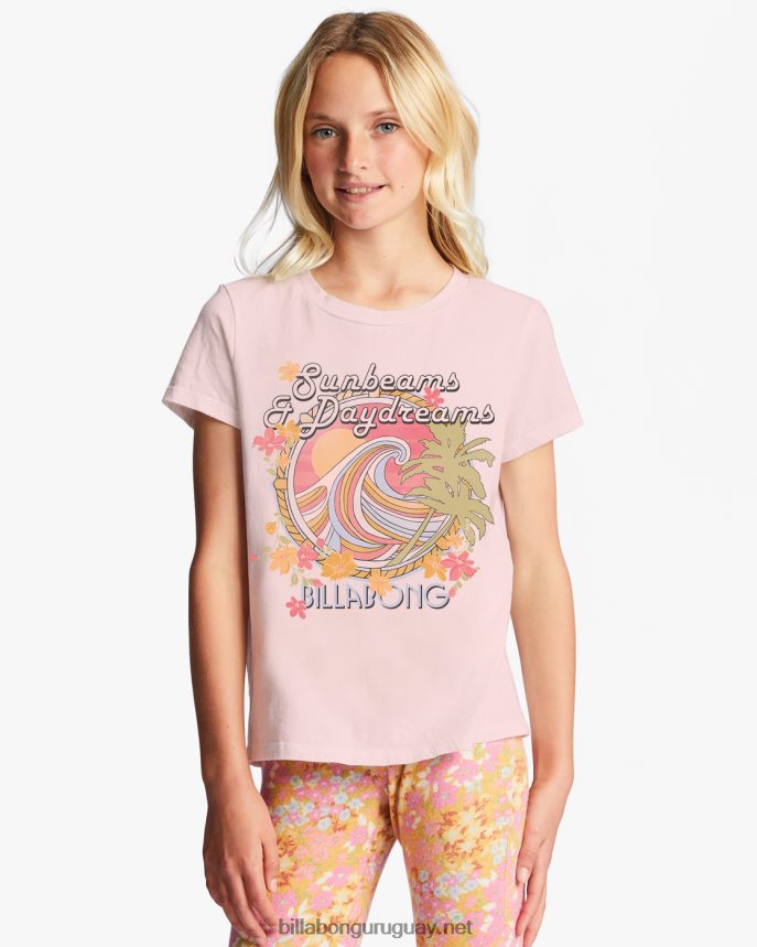 camiseta extragrande 4-16 sunbeam y day dream chicas Rosa suave DR68442701 Billabong