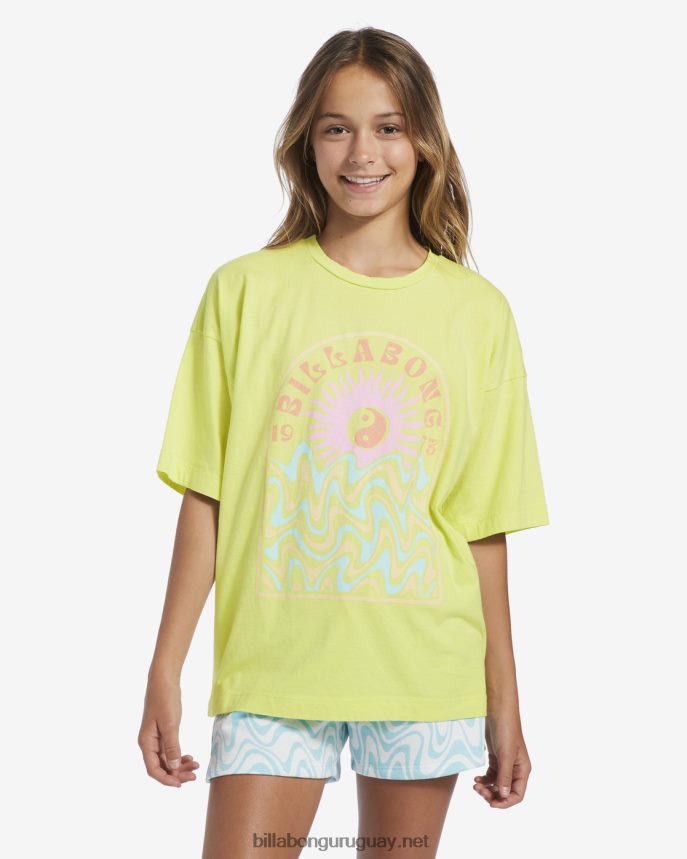 camiseta oversize perdida en el mar chicas lima claro DR68442674 Billabong