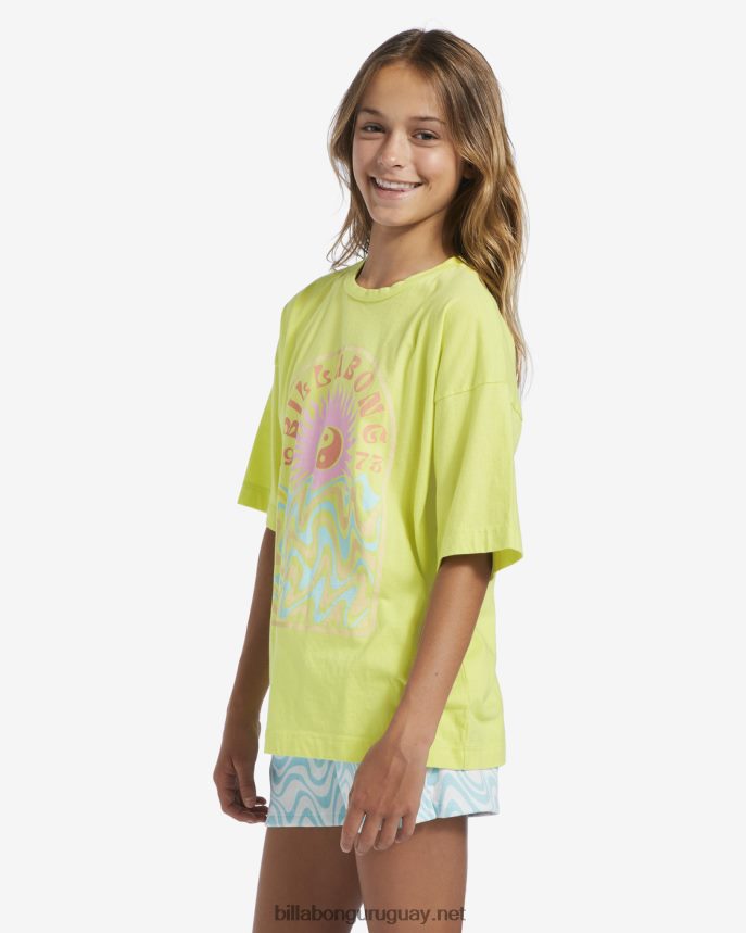 camiseta oversize perdida en el mar chicas lima claro DR68442674 Billabong