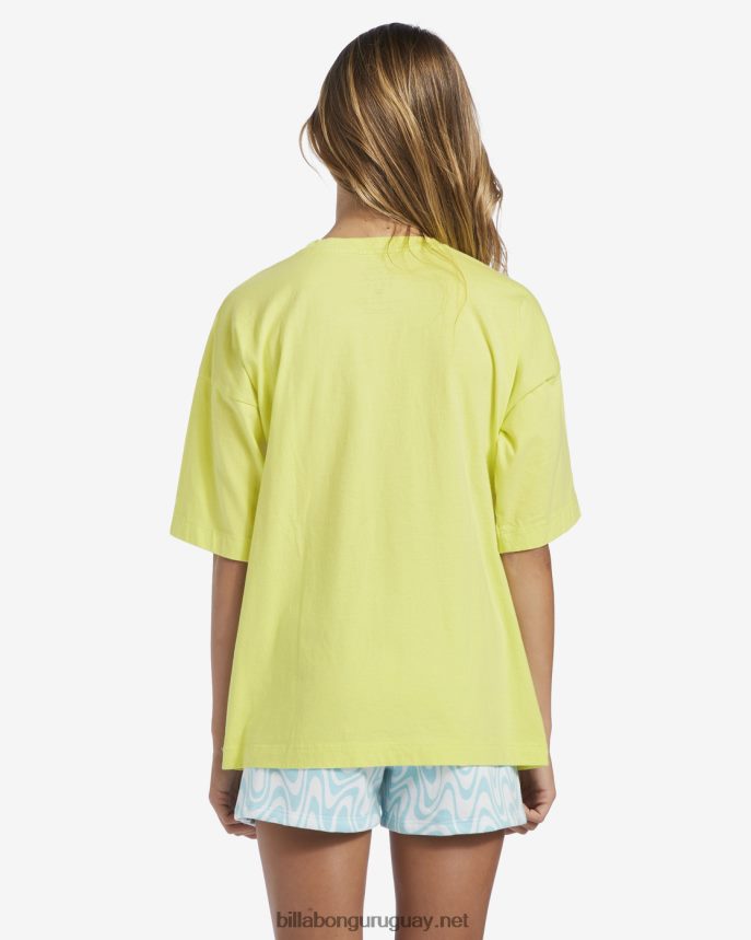 camiseta oversize perdida en el mar chicas lima claro DR68442674 Billabong