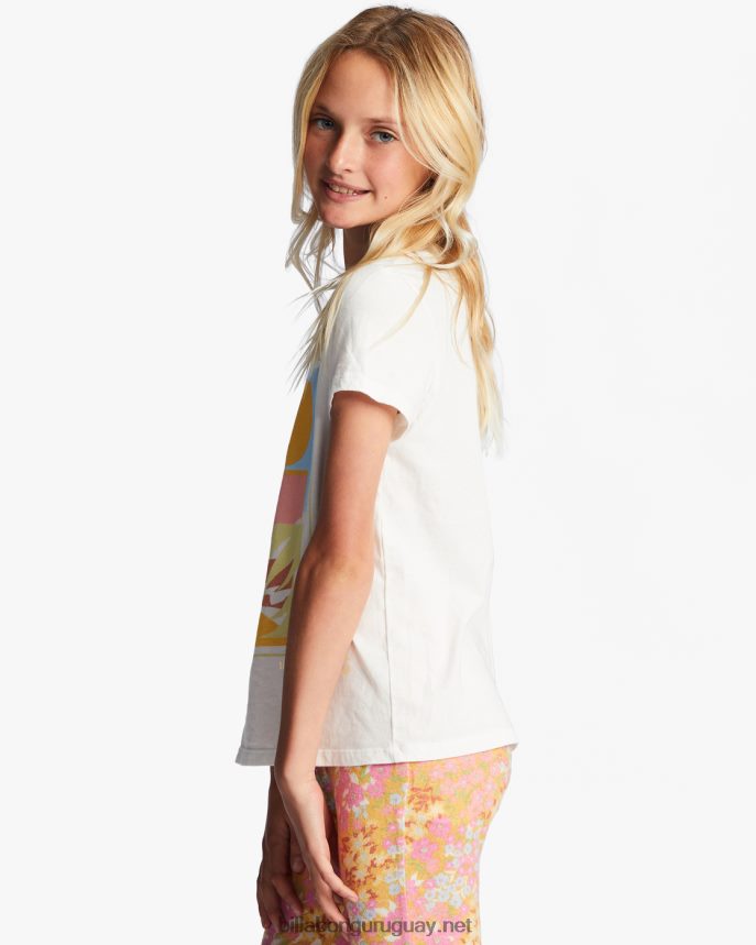 camiseta oversize viaje california 4-16 chicas cristal de sal DR68442689 Billabong