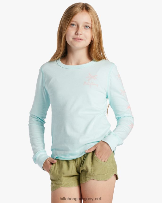 camiseta tiempo de vacaciones chicas espuma marina DR68442659 Billabong
