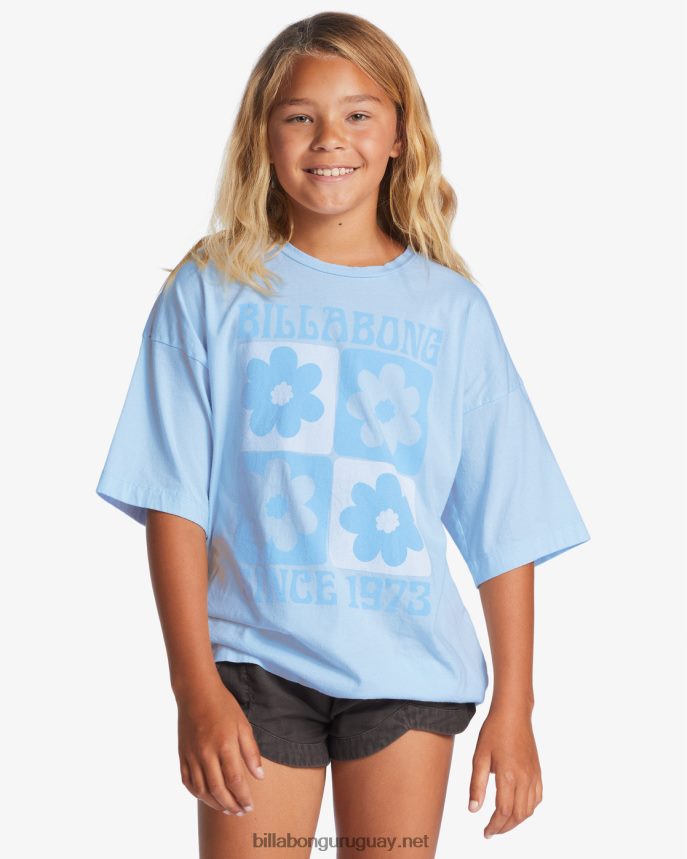 playera oversize con estampado floral chicas gota de lluvia DR68442675 Billabong