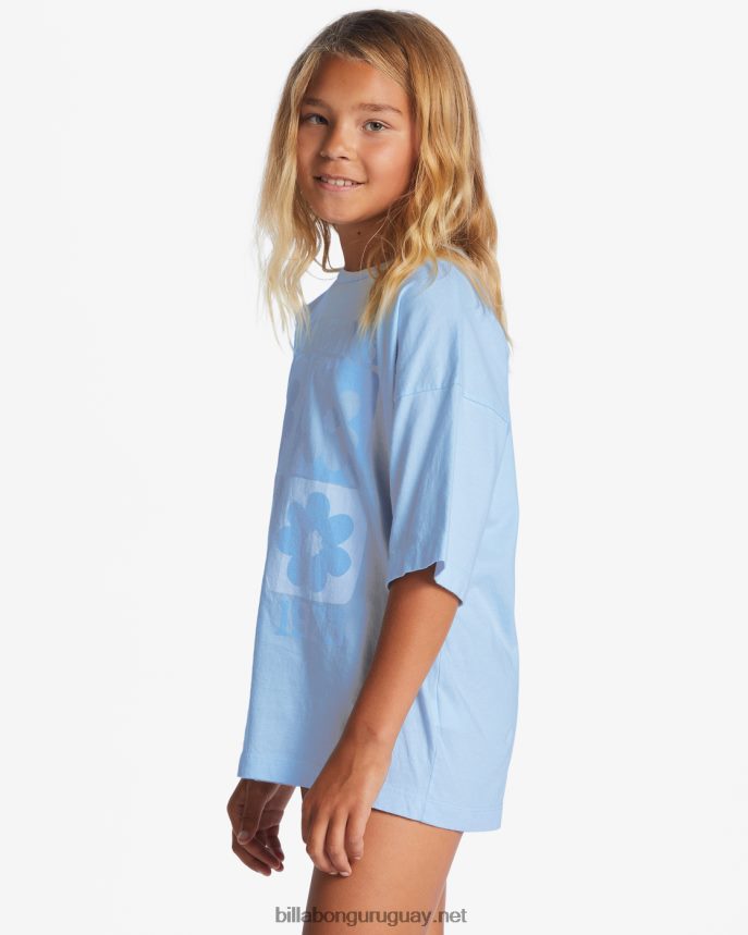 playera oversize con estampado floral chicas gota de lluvia DR68442675 Billabong