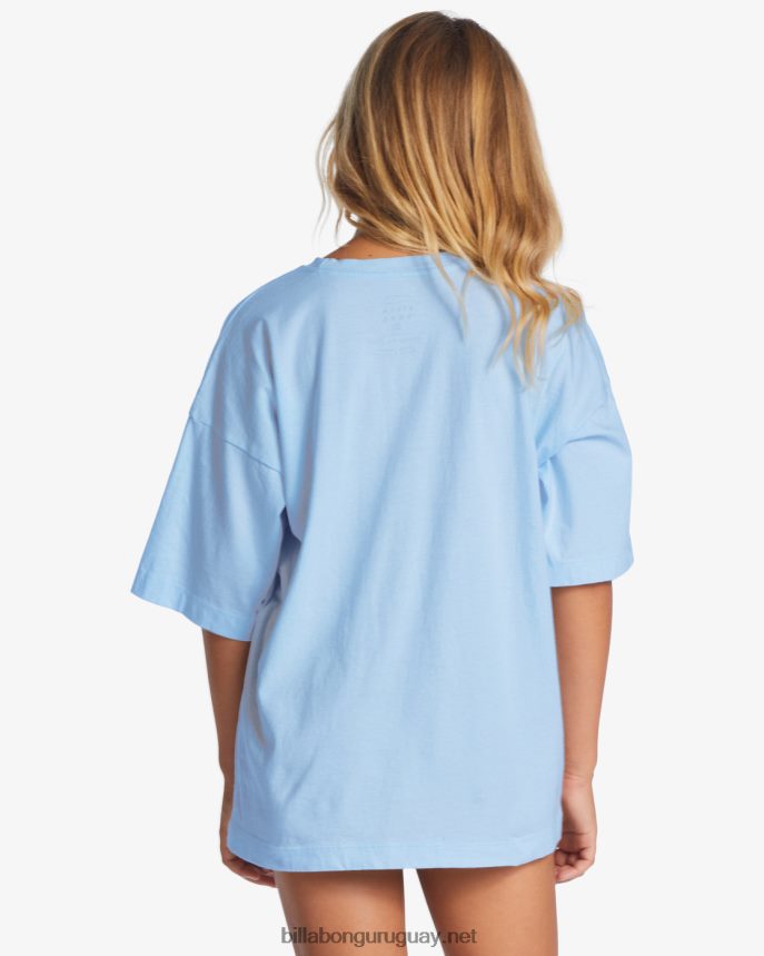 playera oversize con estampado floral chicas gota de lluvia DR68442675 Billabong