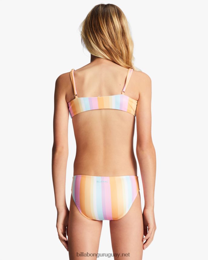 4-16 on the bright side bikini trilette reversible de dos piezas chicas multi DR68442720 Billabong