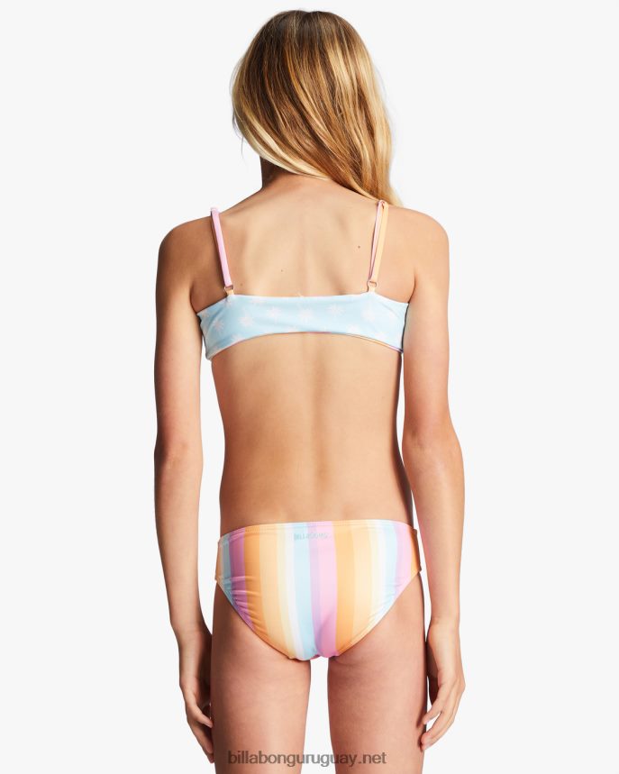4-16 on the bright side bikini trilette reversible de dos piezas chicas multi DR68442720 Billabong