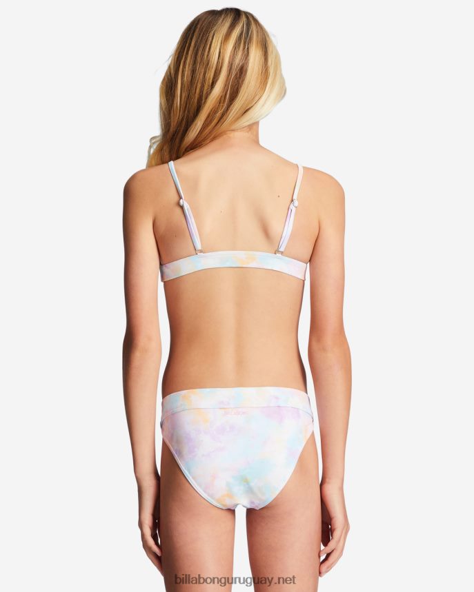 4-16 time for tie dye triángulo conjunto de bikini de dos piezas chicas multi DR68442773 Billabong