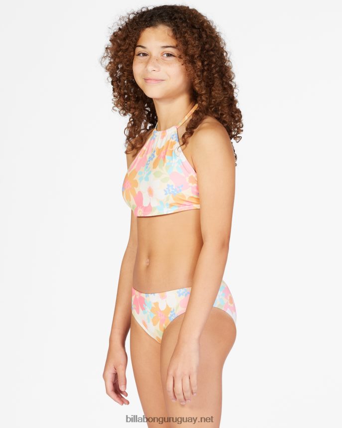 bien en ya conjunto de bikini halter de cuello alto chicas multi DR68442721 Billabong