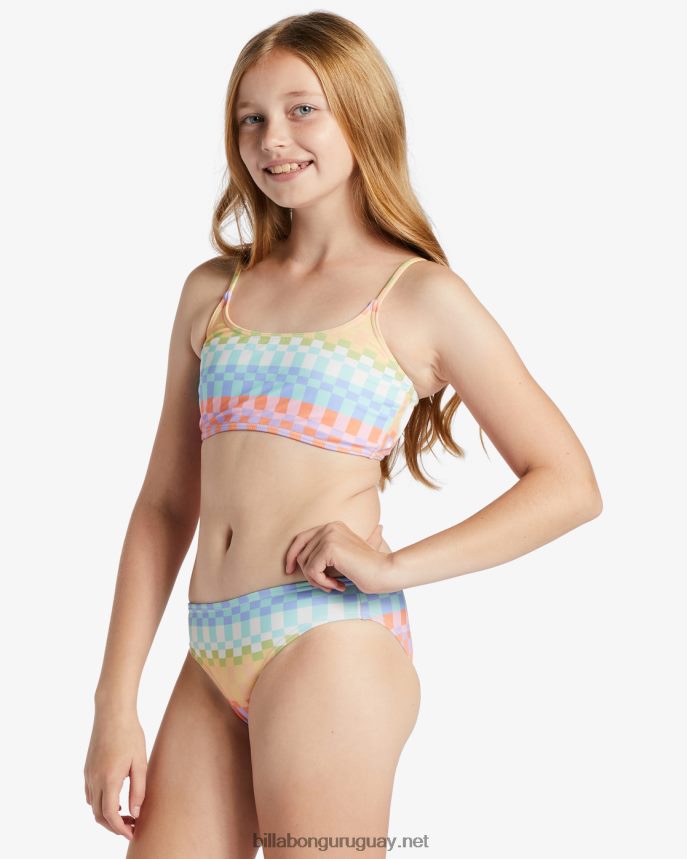 bikini Paradise Check trilet de dos piezas chicas multi DR68442649 Billabong