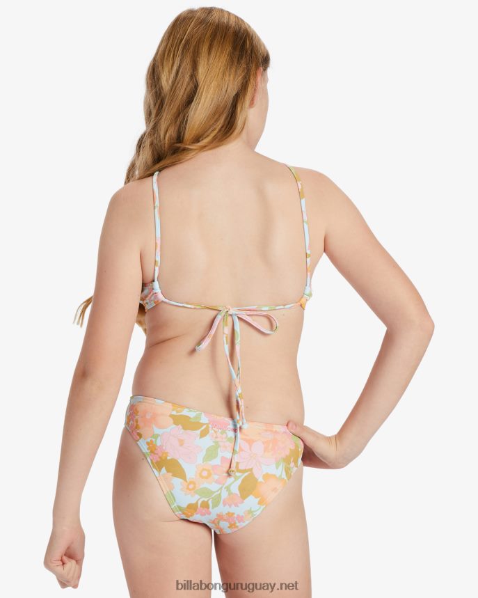 conjunto de bikini de cuello alto de dos piezas deslumbrante chicas multi DR68442672 Billabong
