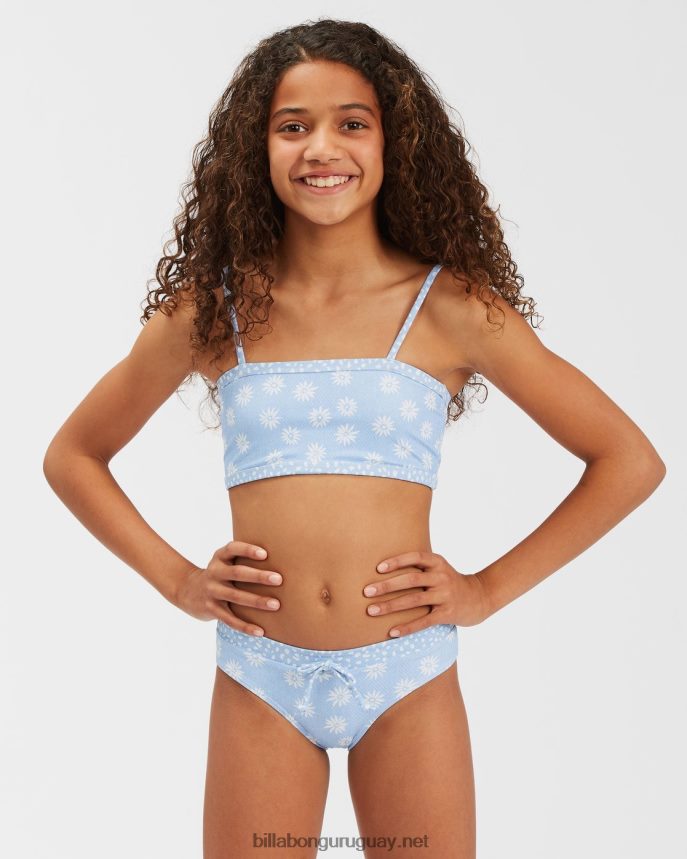 conjunto de bikini donde tanque chicas dulce azul DR68442679 Billabong