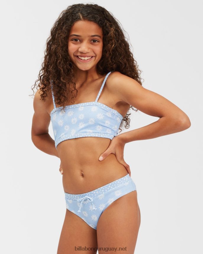 conjunto de bikini donde tanque chicas dulce azul DR68442679 Billabong