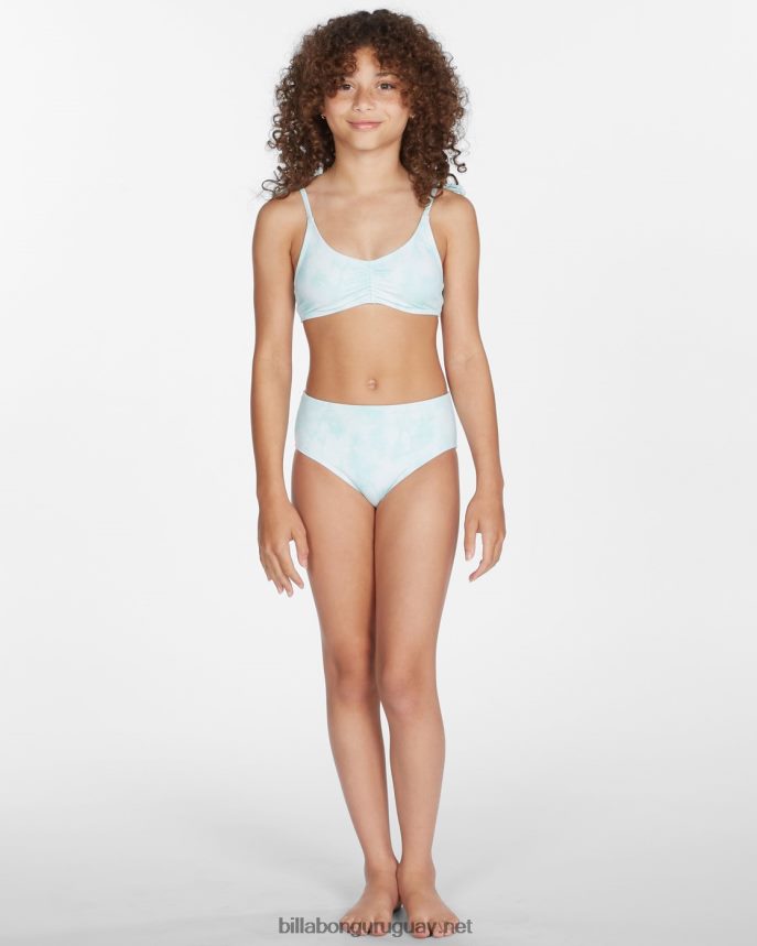 conjunto de bikini trilet de amor de verano chicas chips de menta DR68442789 Billabong