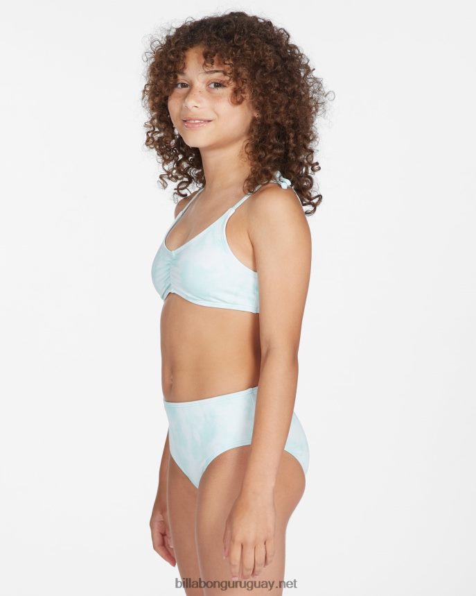 conjunto de bikini trilet de amor de verano chicas chips de menta DR68442789 Billabong