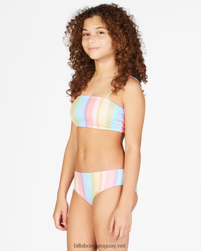 decir hola conjunto de bikini sin mangas chicas multi DR68442808 Billabong