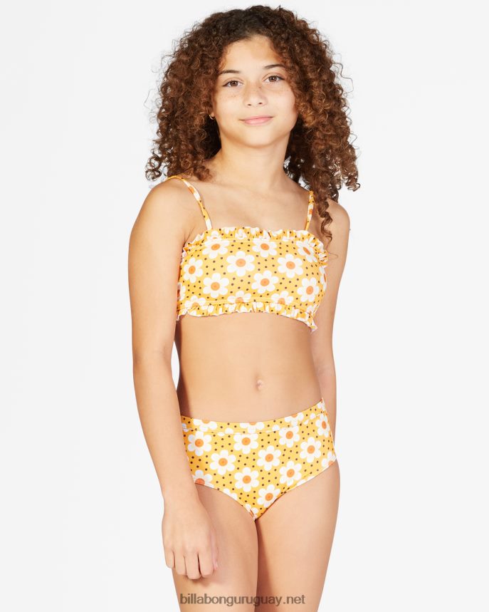 no puedo esperar conjunto de bikini bandeau chicas multi DR68442780 Billabong