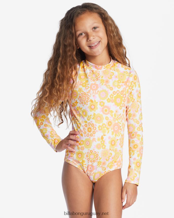 lycra de manga larga con protección solar upf 50 de flores silvestres chicas multi DR68442626 Billabong
