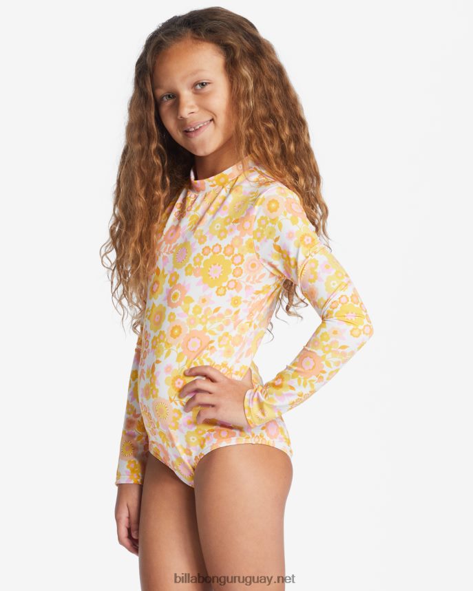 lycra de manga larga con protección solar upf 50 de flores silvestres chicas multi DR68442626 Billabong