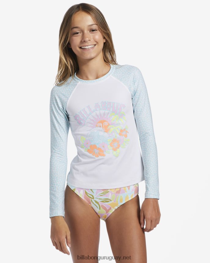 tropic crush manga larga upf 50 rashguard chicas cristal de sal DR68442607 Billabong