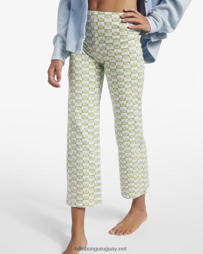 4-16 pantalones cortos rectos de cintura alta chicas prado de musgo DR68442706 Billabong