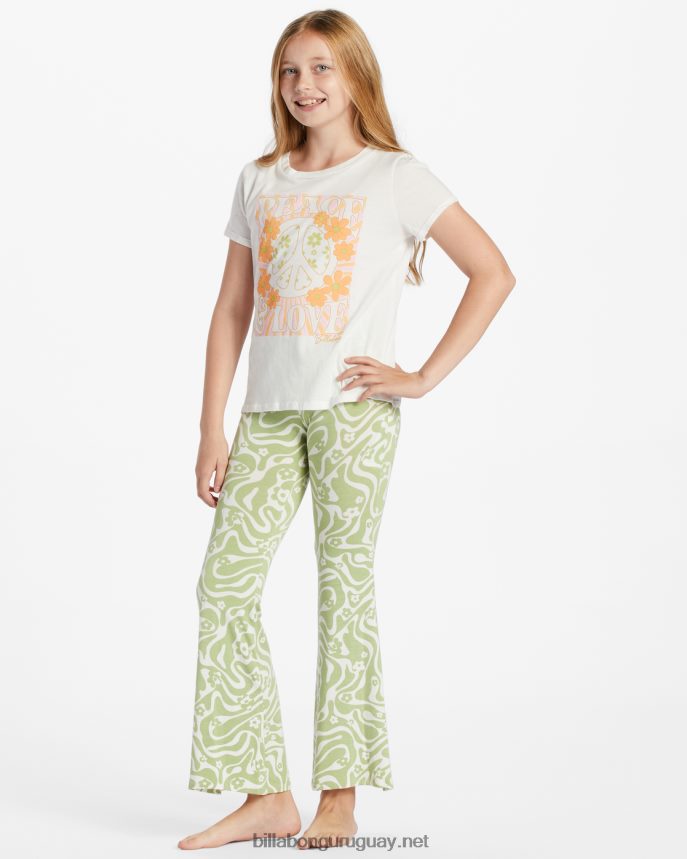 dime pantalones acampanados con cintura elástica chicas sauce DR68442621 Billabong