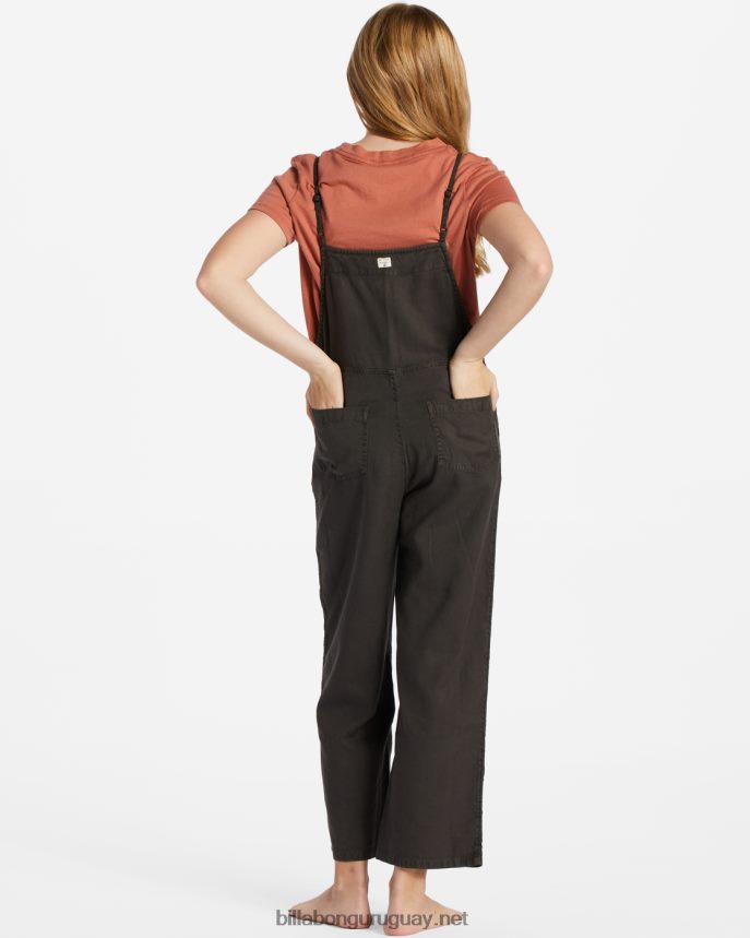 overoles jr de longitudes salvajes chicas apagado negro DR68442602 Billabong