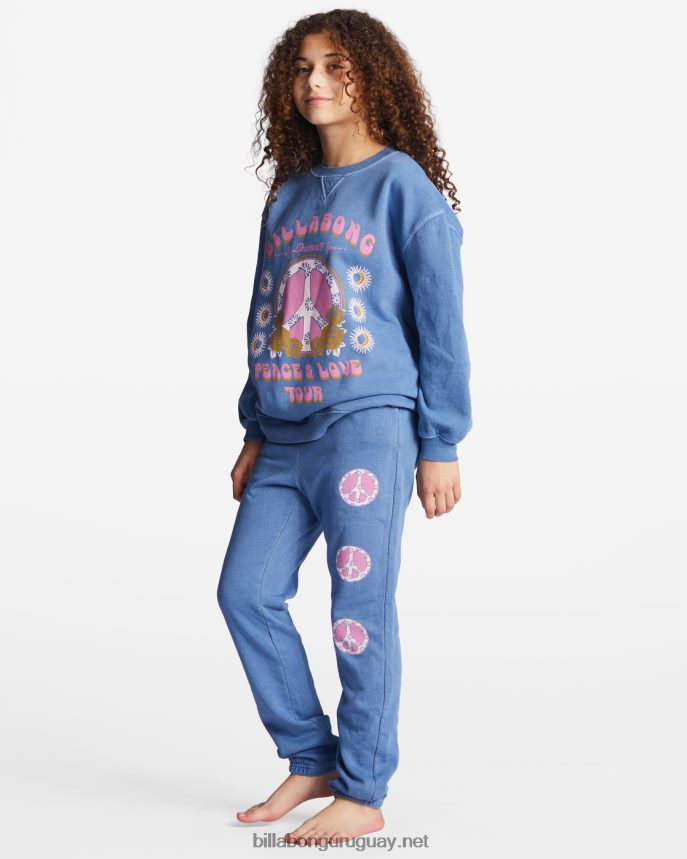 pantalones de chándal de cintura alta que hacen olas chicas cosecha mediana DR68442792 Billabong