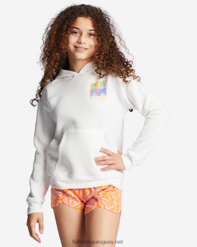 4-16 sudadera con capucha hola sol chicas cristal de sal DR68442696 Billabong