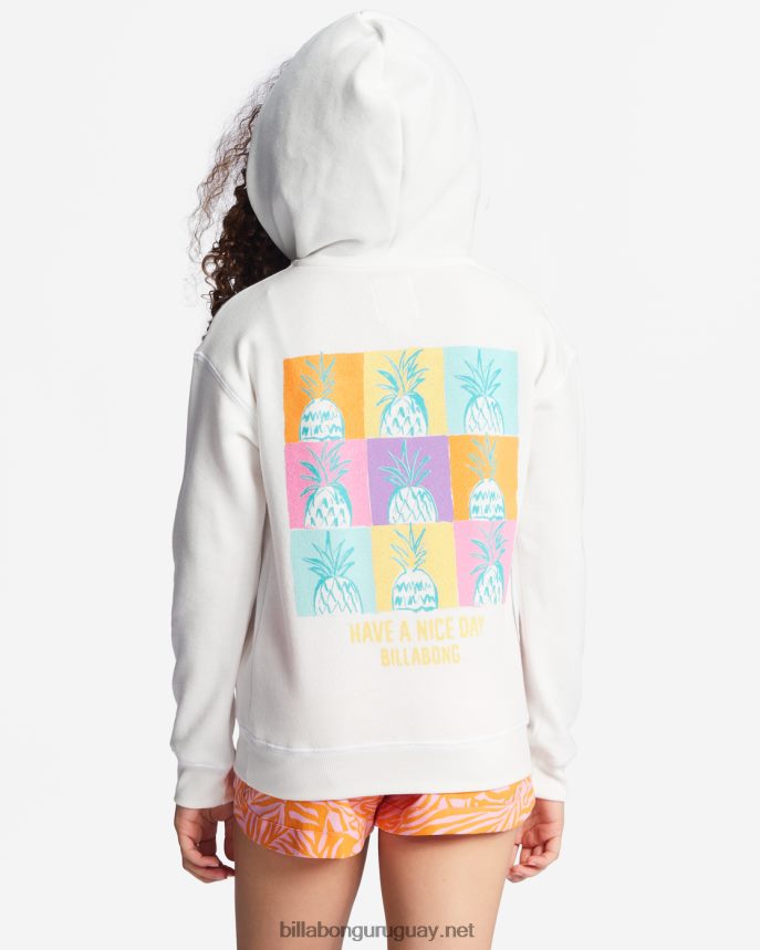 4-16 sudadera con capucha hola sol chicas cristal de sal DR68442696 Billabong