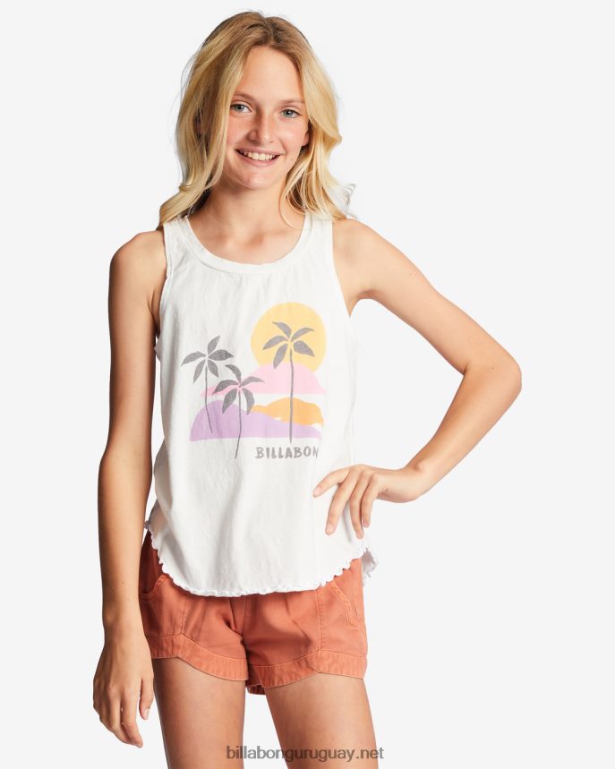 Camiseta sin mangas 4-16 buscadores de sol chicas cristal de sal DR68442717 Billabong