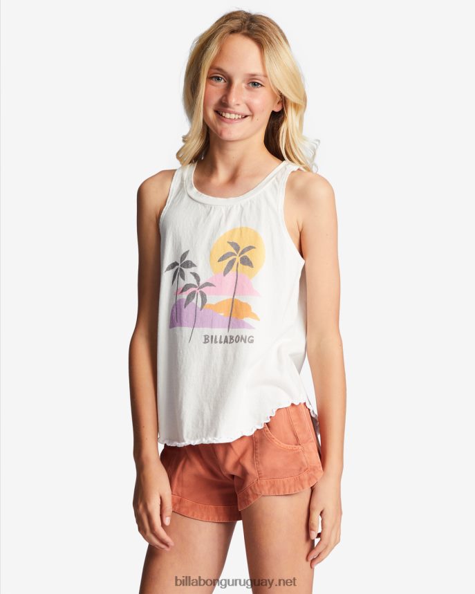 Camiseta sin mangas 4-16 buscadores de sol chicas cristal de sal DR68442717 Billabong