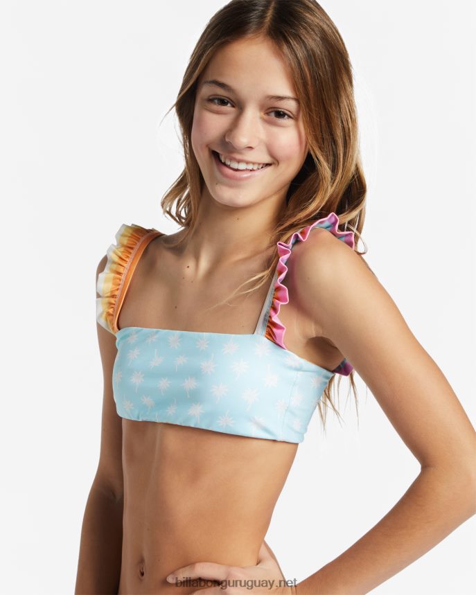 4-16 on the bright side tank traje de baño de dos piezas chicas multi DR68442663 Billabong