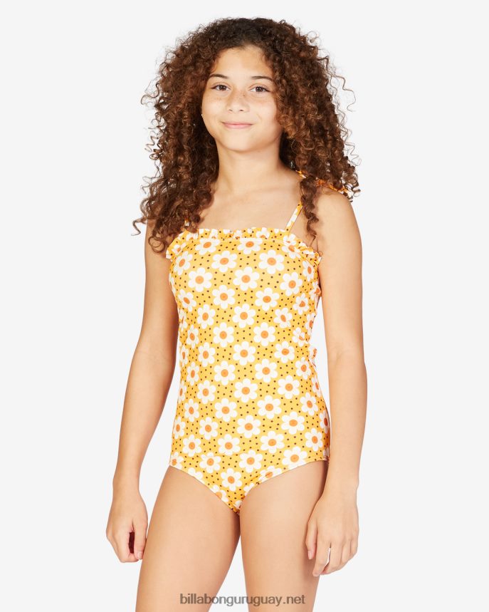 no puedo esperar traje de baño de una pieza chicas multi DR68442775 Billabong