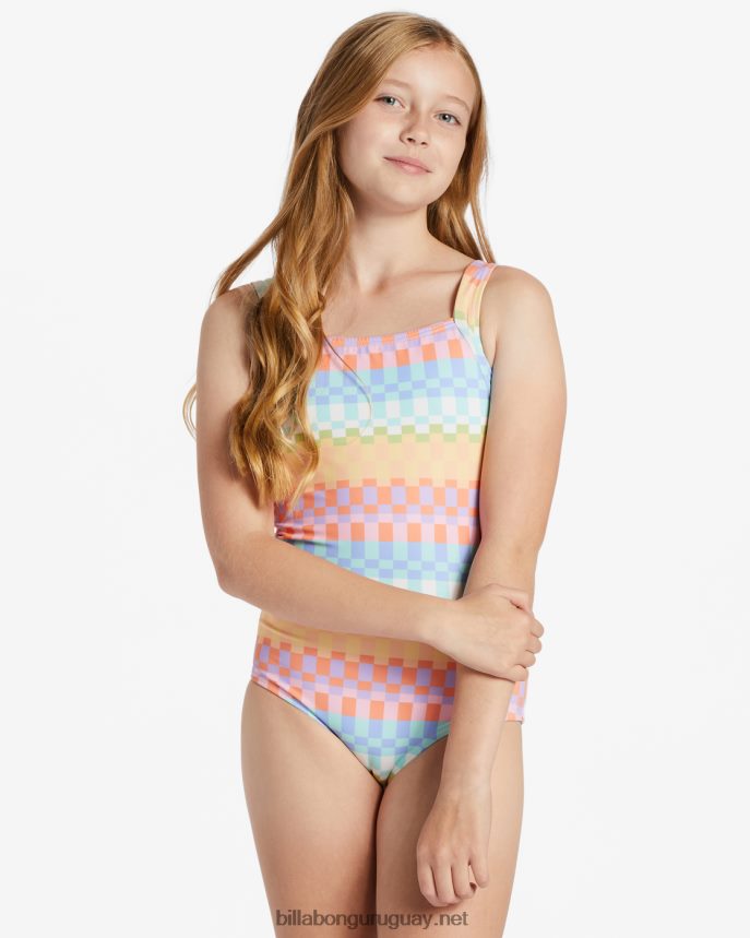 traje de baño de una pieza Paradise Check chicas multi DR68442648 Billabong